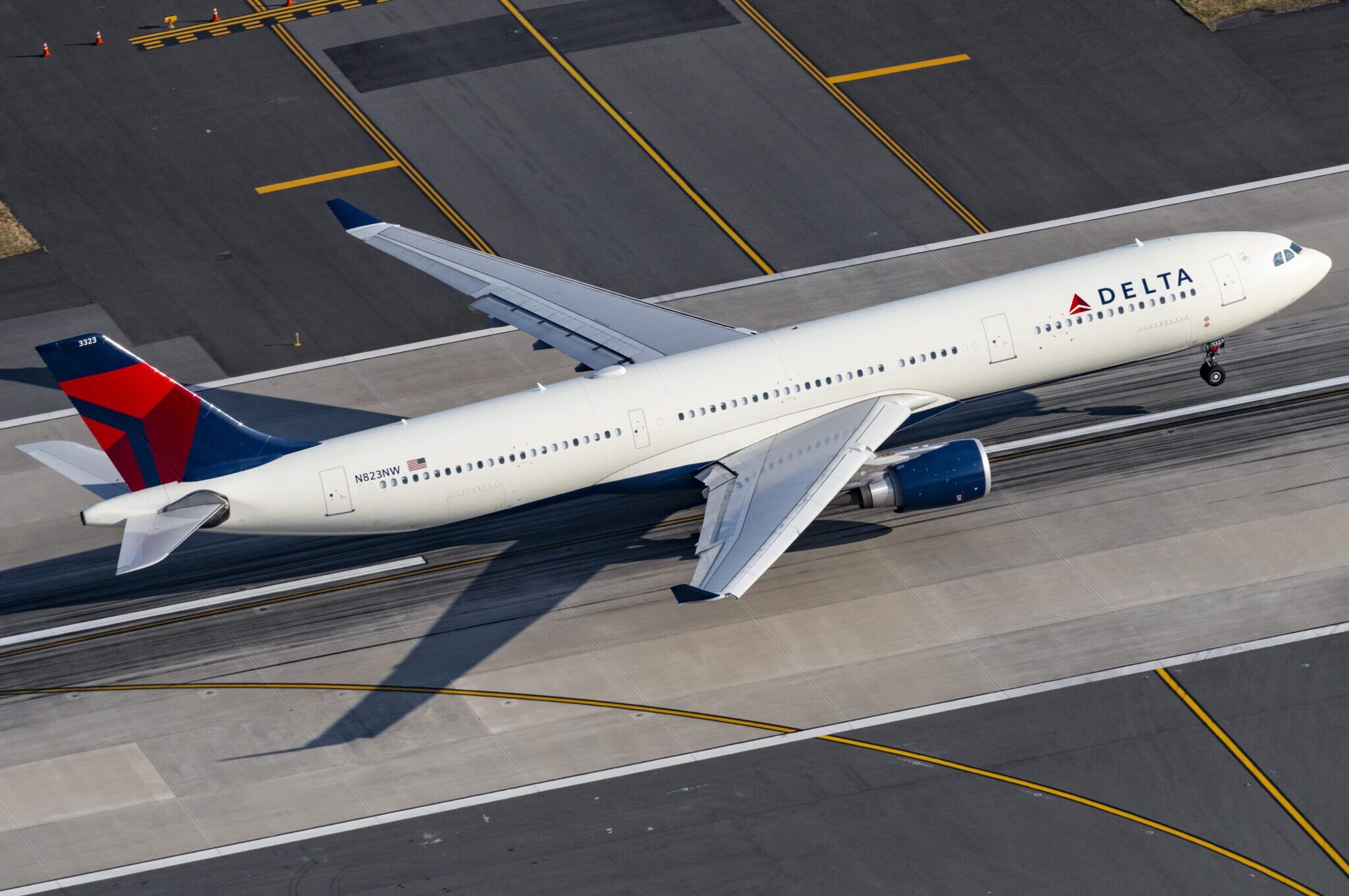 A file photo of a Delta Air Lines Airbus A330.